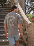 Brown Landscape Oversized T-shirt