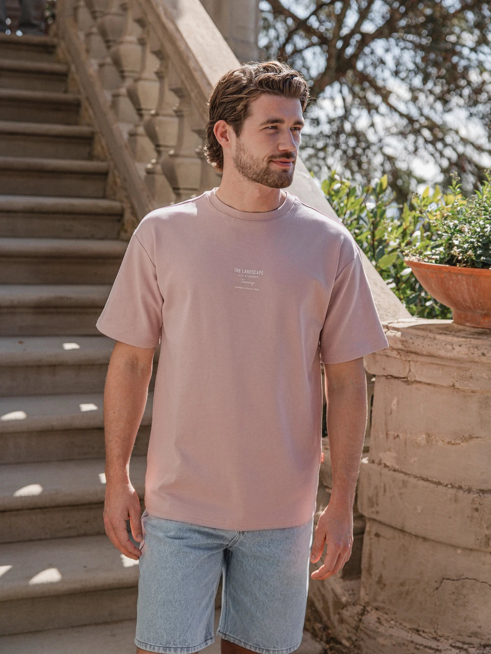 Pink Land Oversized T-shirt