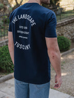Navy Landscape Slimfit T-shirt