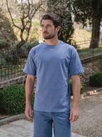 Blaues La Vendemmia Oversize-T-Shirt