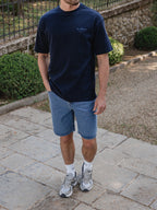 Navy Landscape Oversized T-shirt