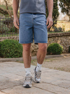 Klassische Blue-Denim-Shorts
