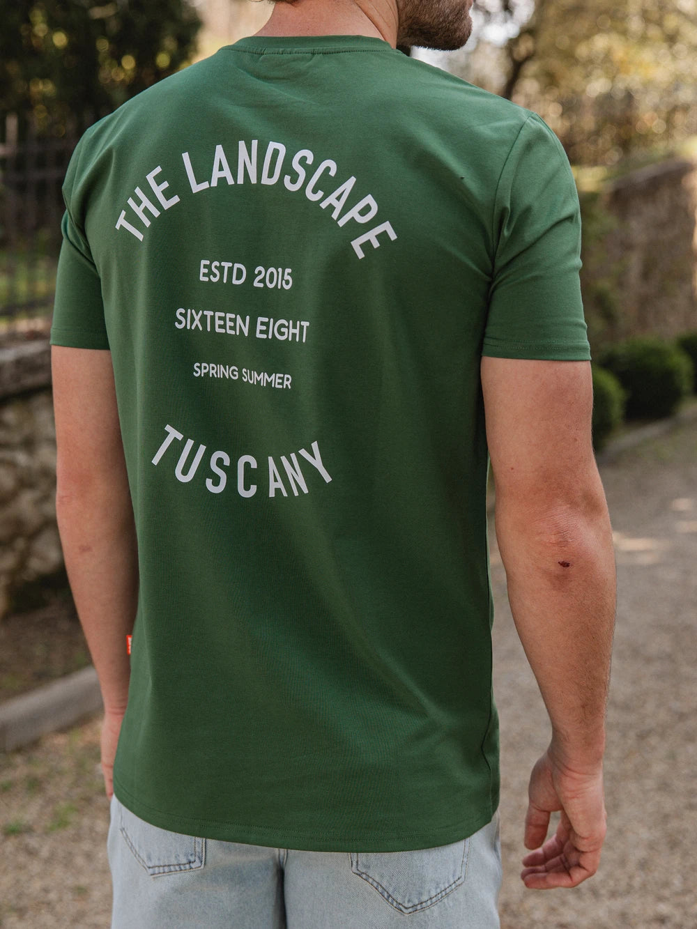 Green Landscape Slimfit T-shirt