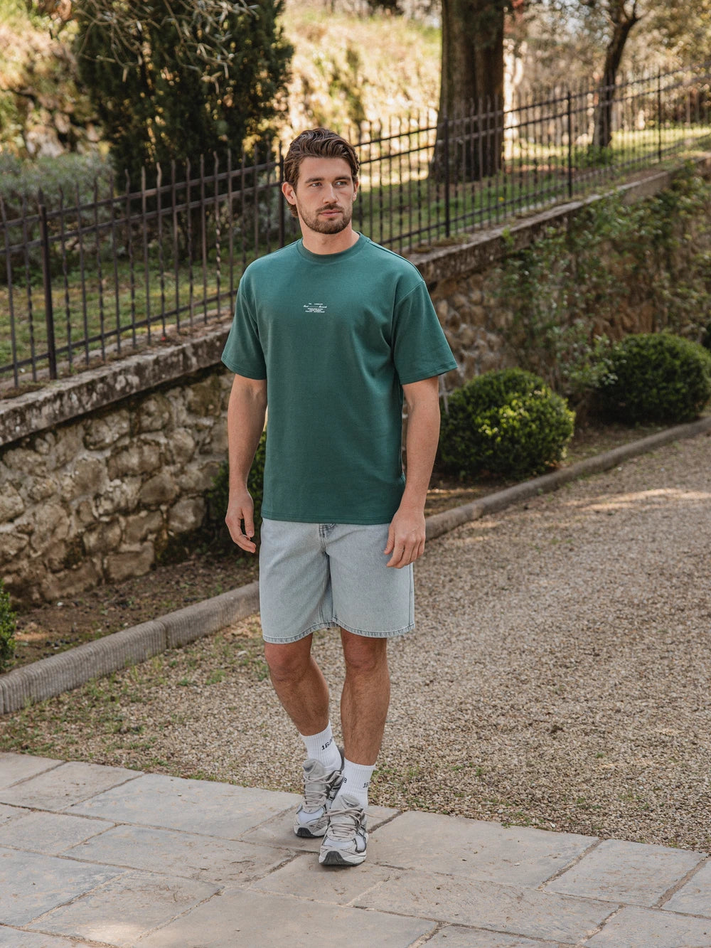 Green Quiet Oversized T-shirt