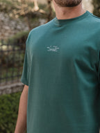 Green Quiet Oversized T-shirt