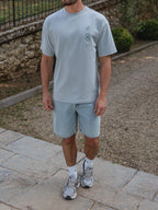 Mint Italy Print Oversized T-Shirt