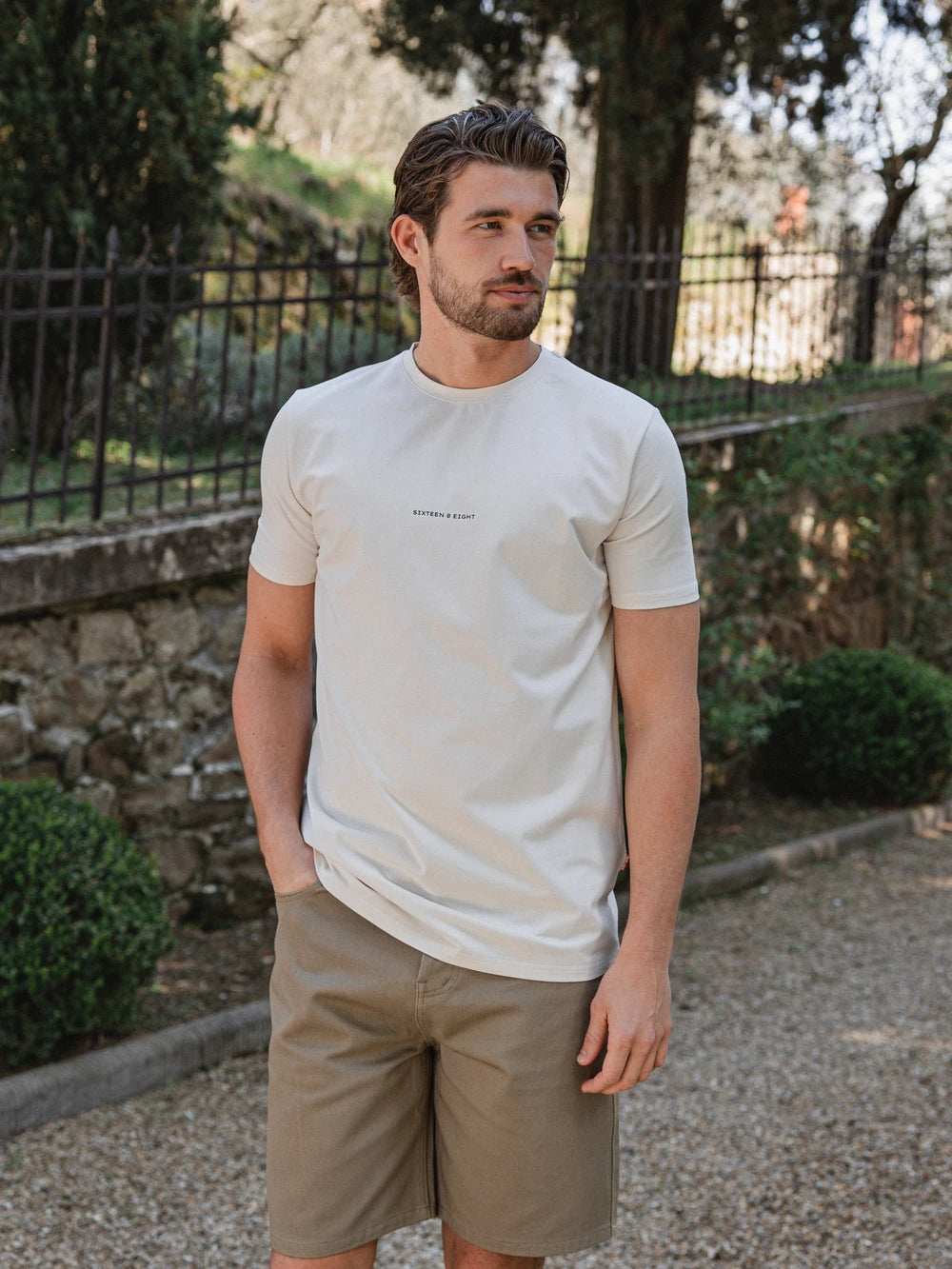 Beige Tuscany Slimfit T-shirt