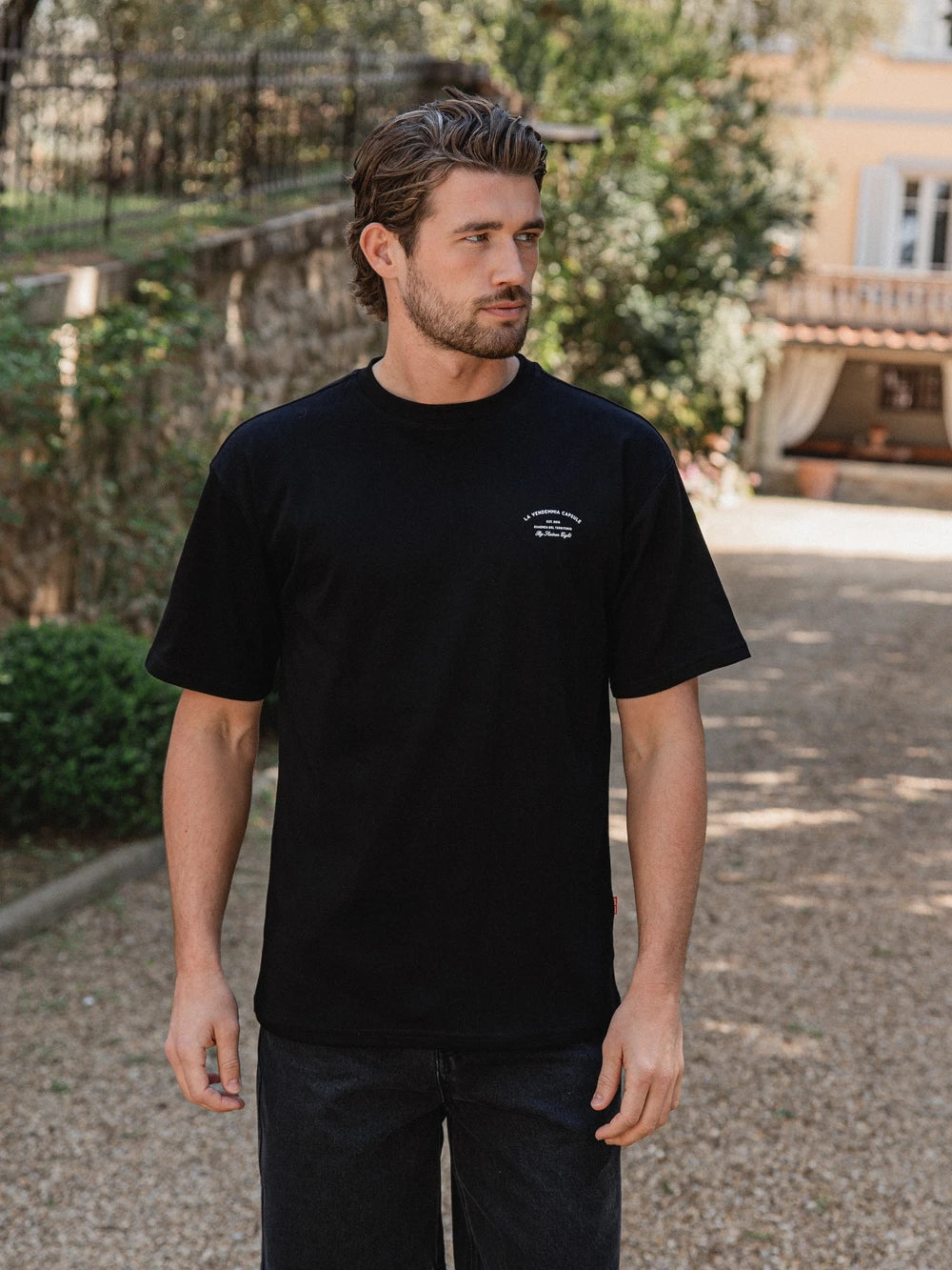 Black La Vendemmia Oversized T-Shirt