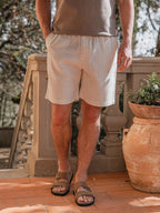 Beige Linen Short