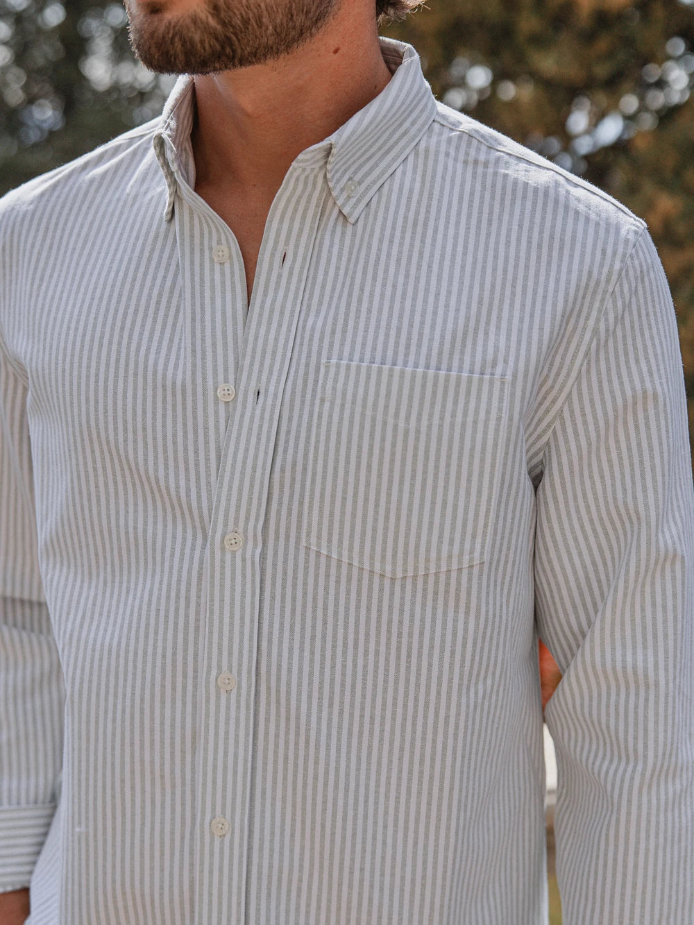 Green Stripe Shirt