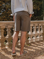 Olive Cotton Short