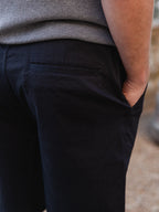 Navy Cotton Short
