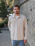 Creme Structured Overshirt