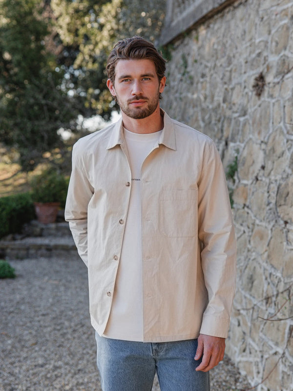 Creme Structured Overshirt