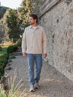 Creme Structured Overshirt