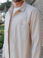 Creme Structured Overshirt