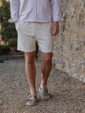 Light Grey Knit Short