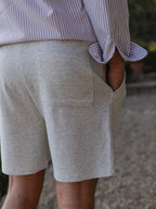 Light Grey Knit Short