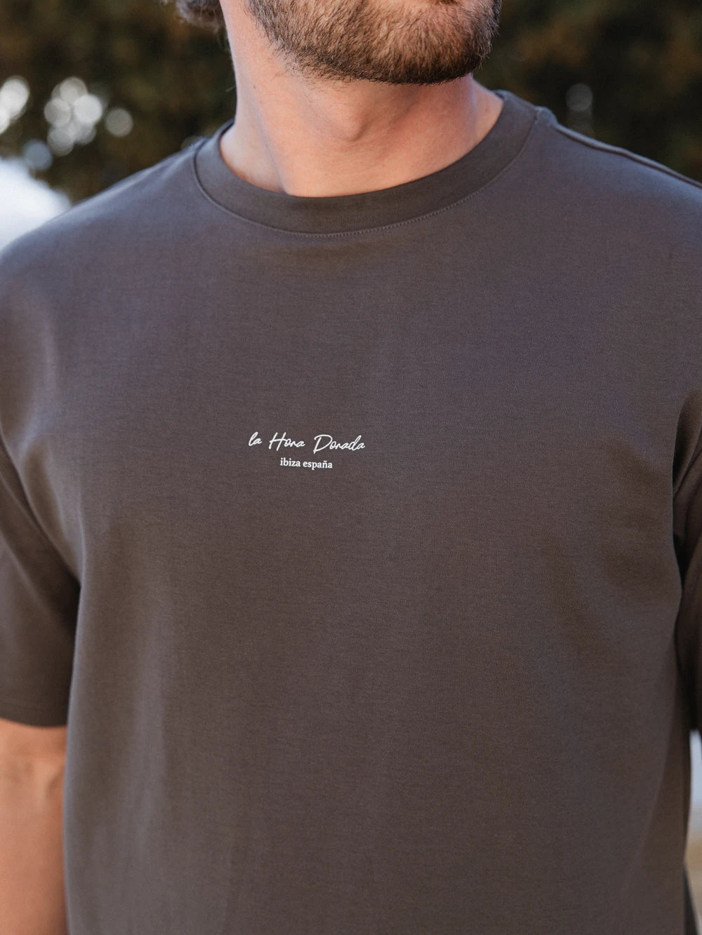 Off Black La Hora Dorada Oversized T-Shirt