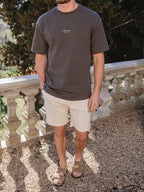 Off Black La Hora Dorada Oversized T-shirt