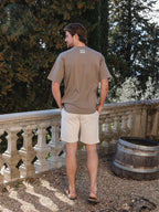 Brown La Hora Label Oversized T-shirt