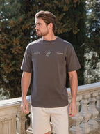 Off Black Olives Oversized T-shirt