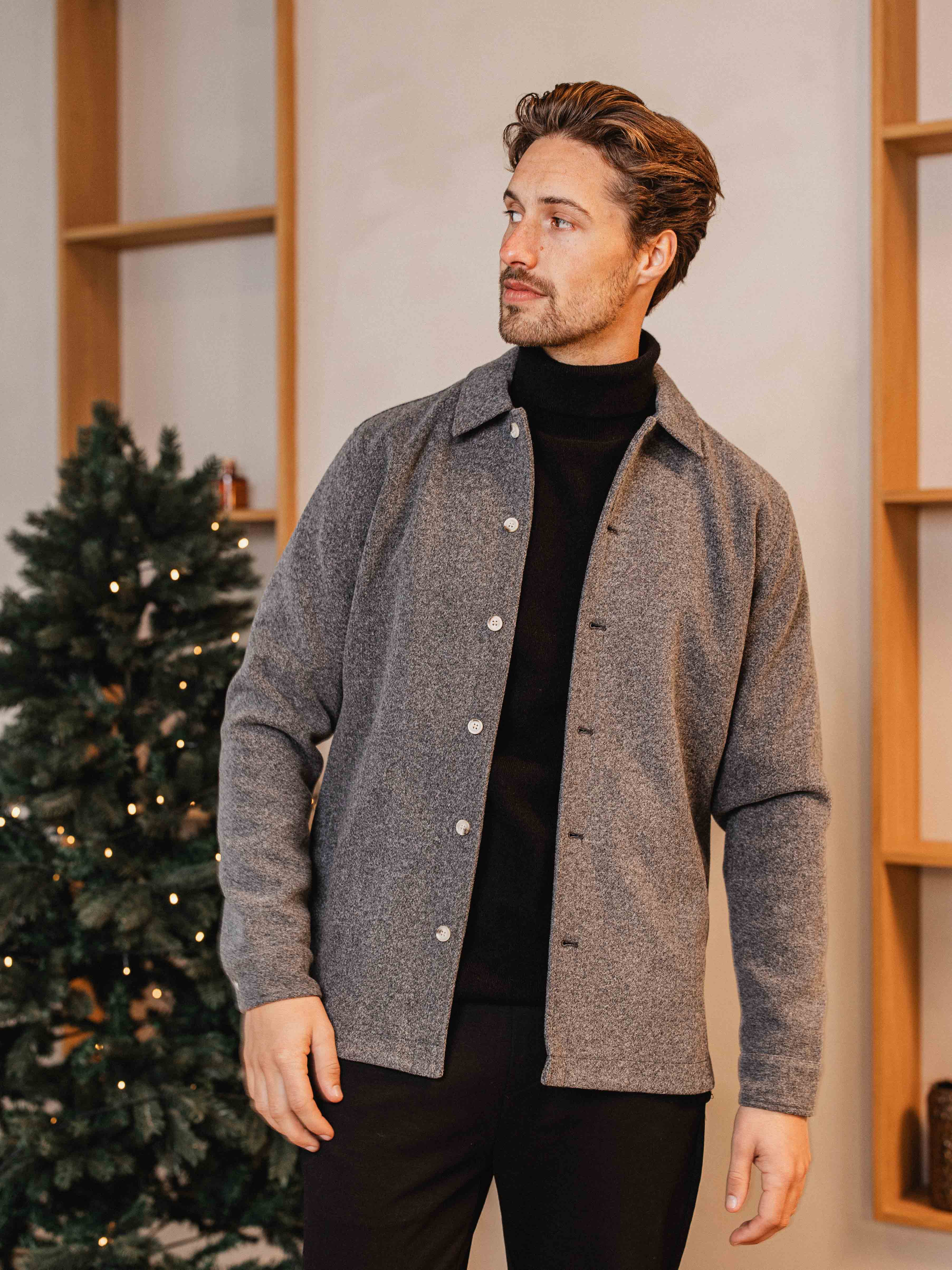 Grey Overshirt Sample