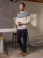 Navy Basic Comfort Pantalon Sample