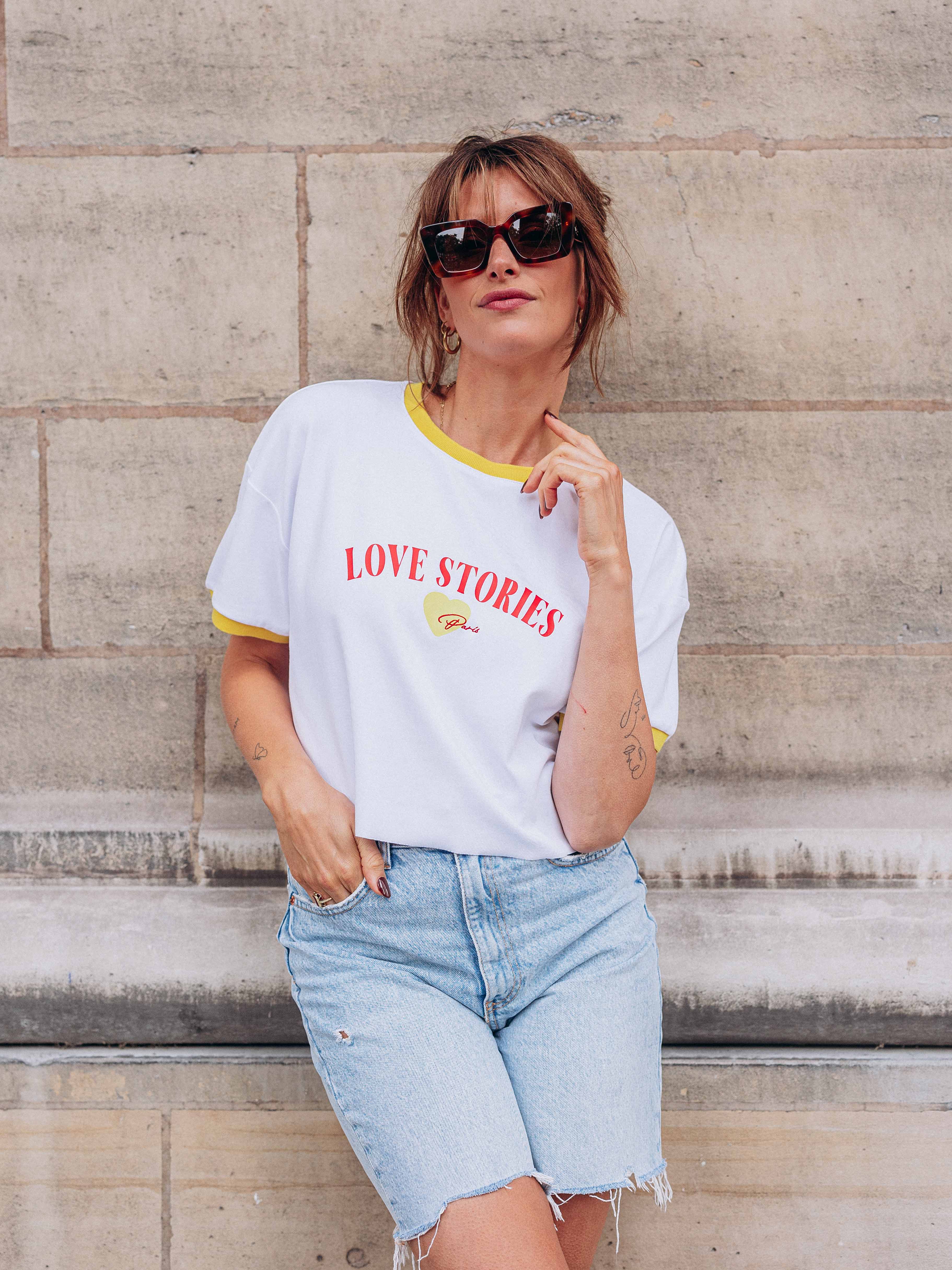 Love Stories T-shirt White Sample