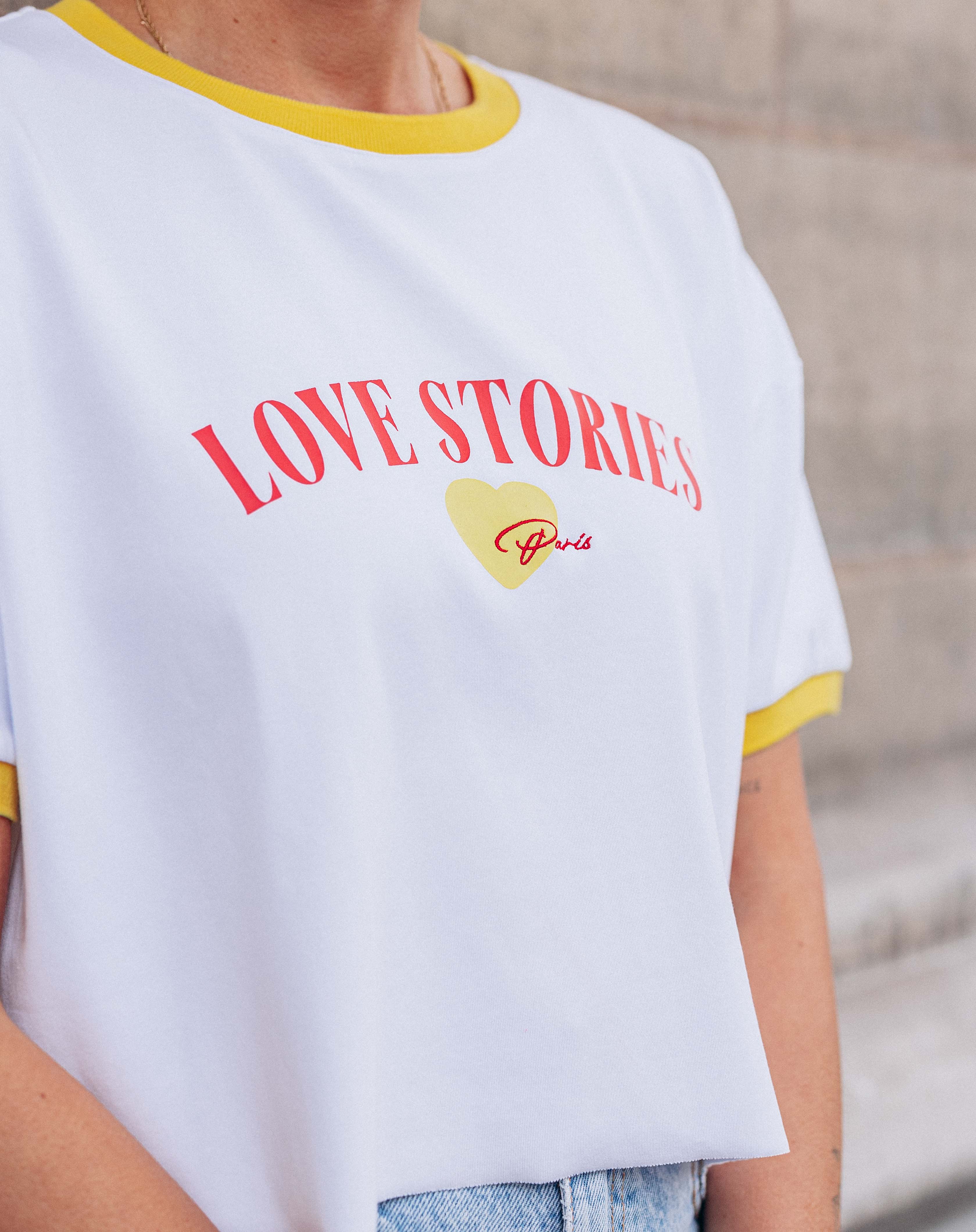 Love Stories T-shirt White Sample