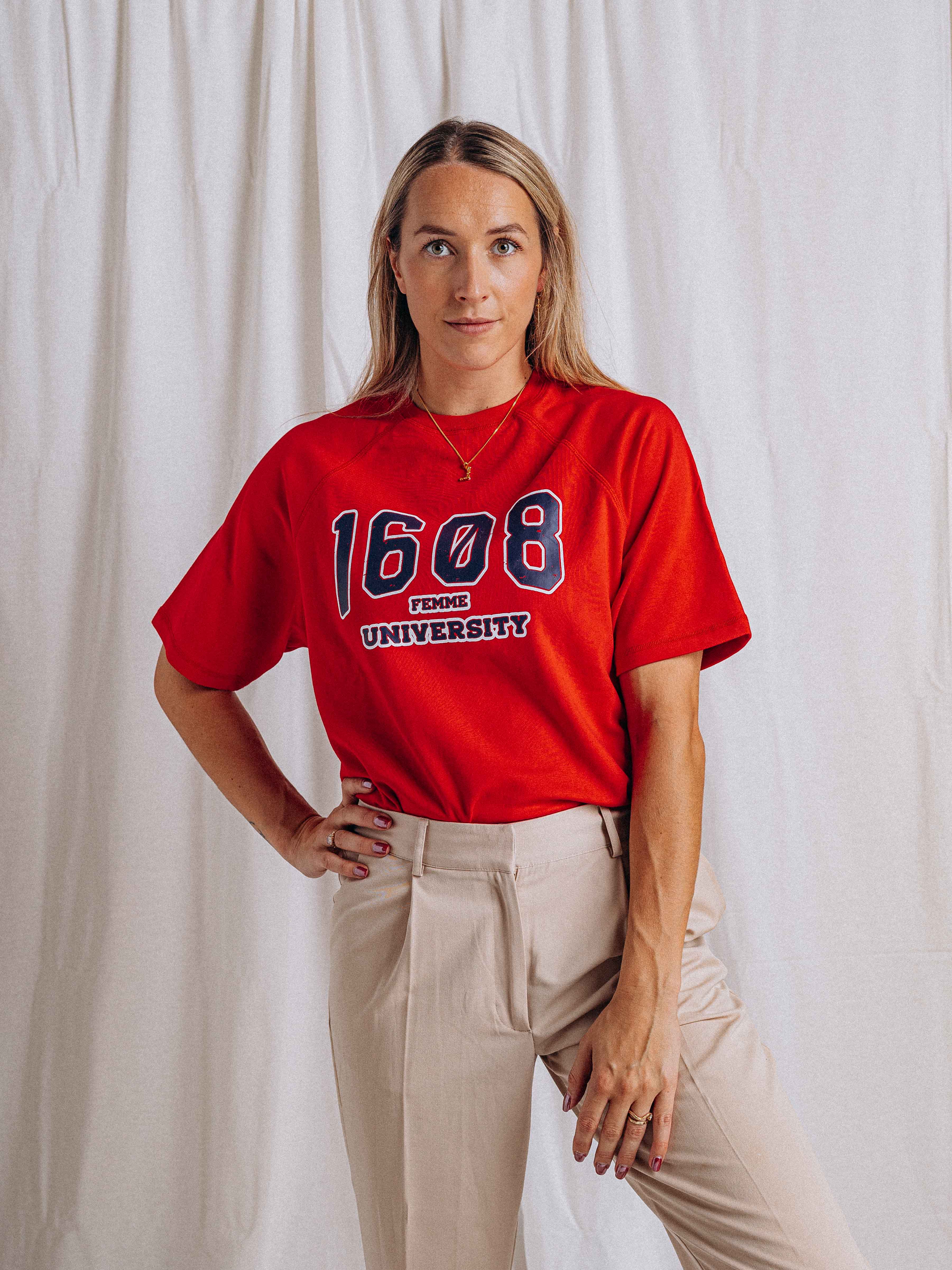 Red University T-shirt Sample