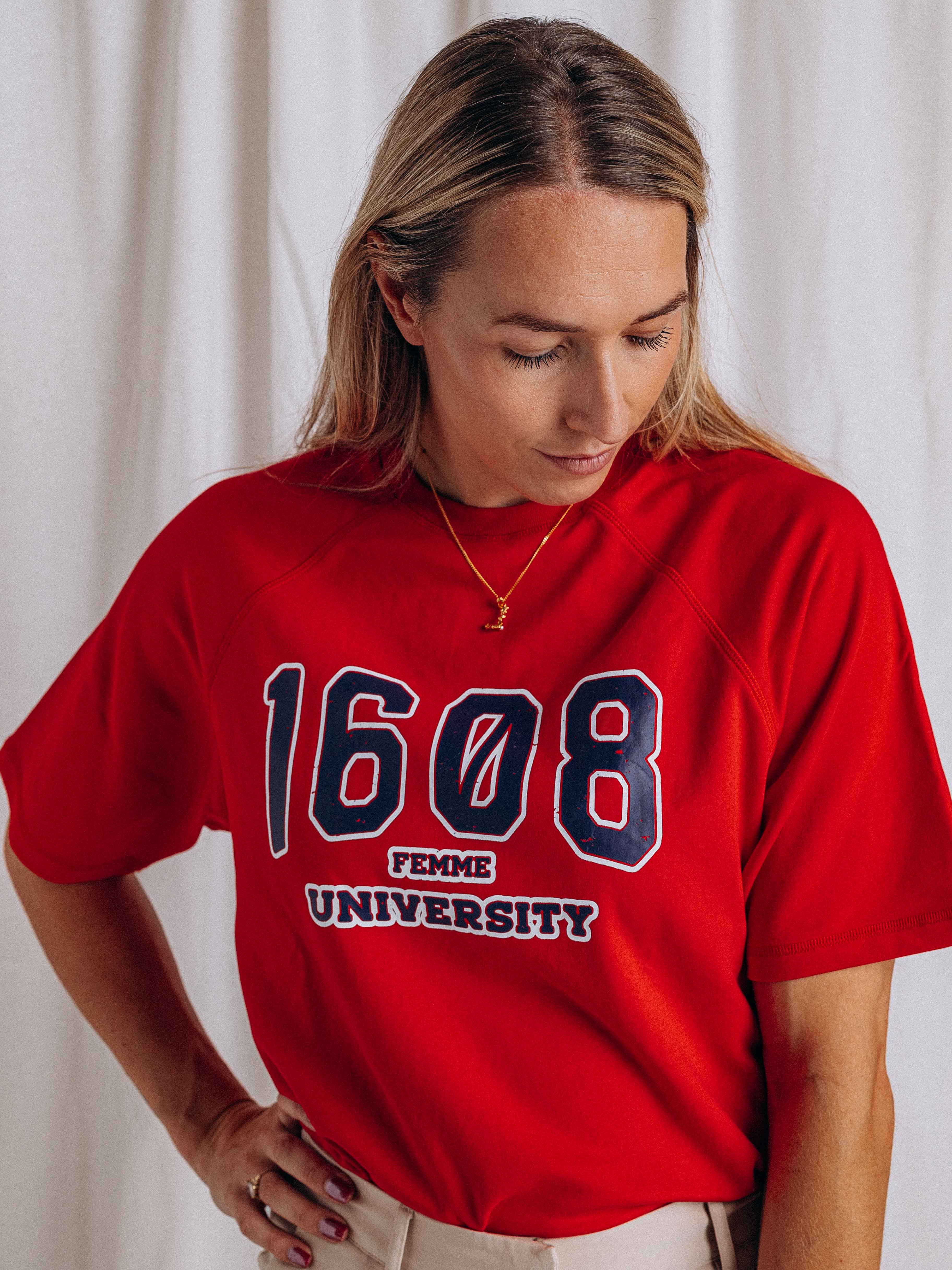 Red University T-shirt Sample