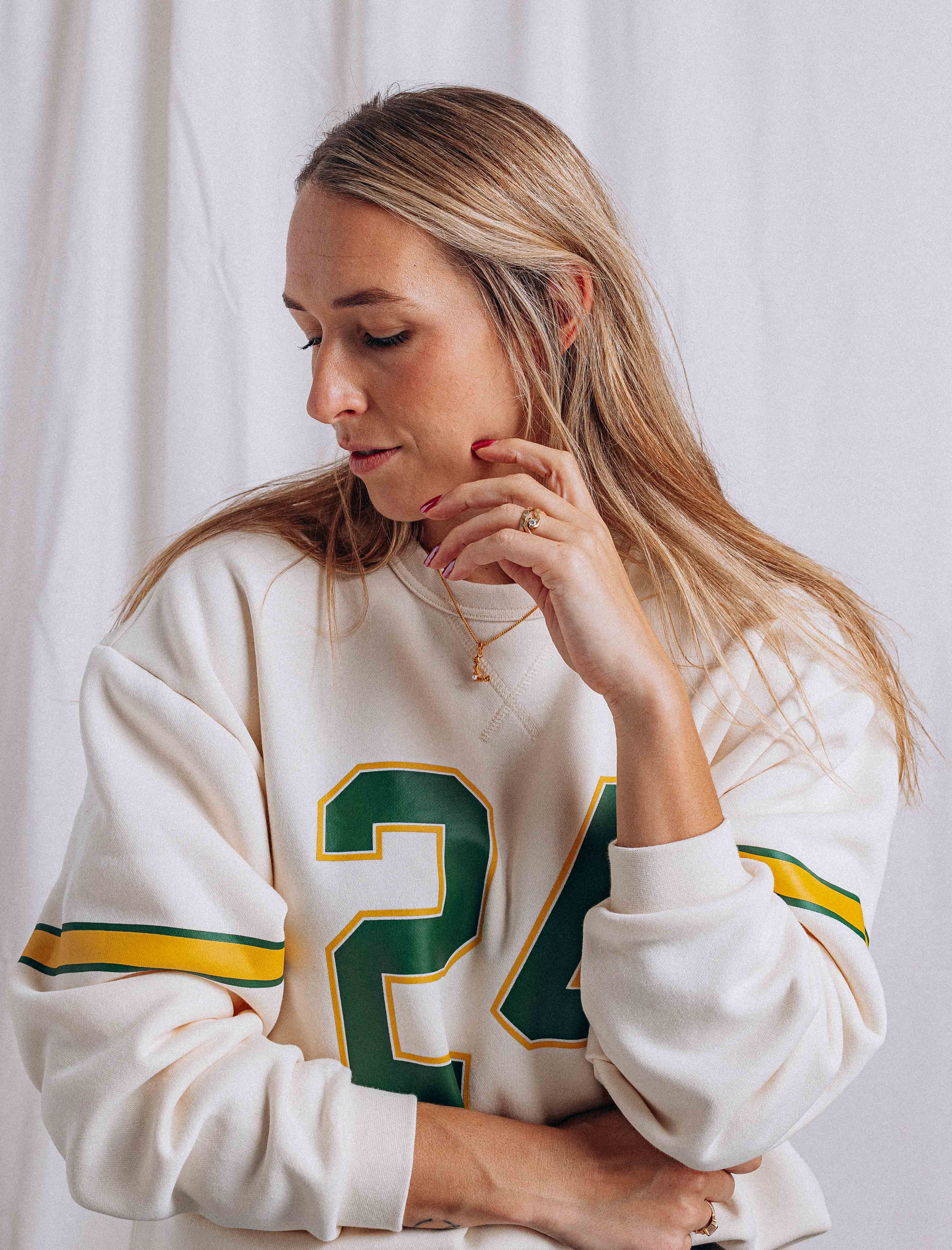 Off White High School Sweater Sample