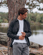 Dark Grey Overshirt Sample