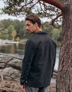 Dark Grey Overshirt Sample