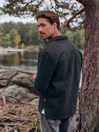 Dark Grey Overshirt Sample