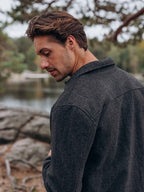 Dark Grey Overshirt Sample