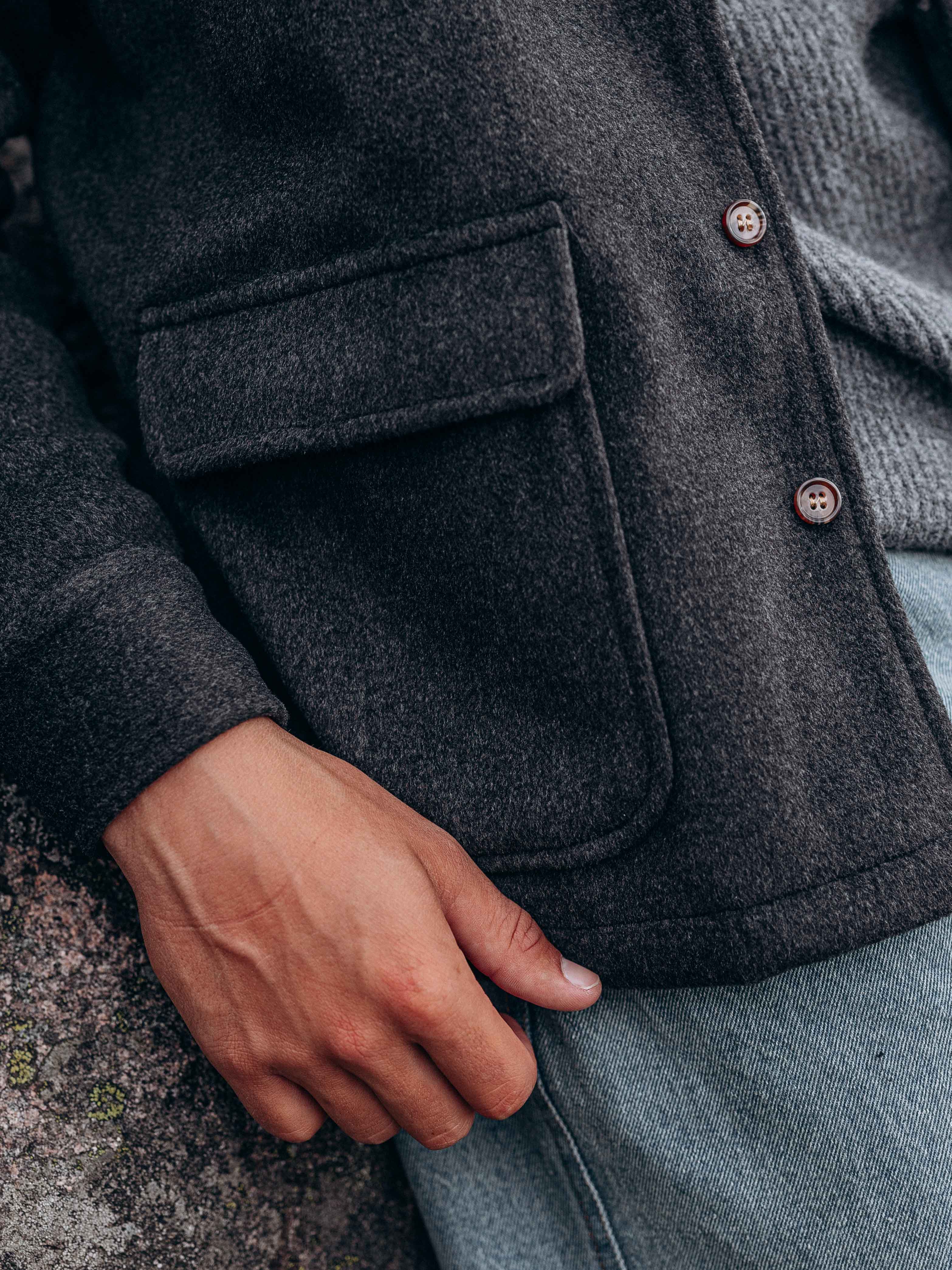 Dark Grey Jacket Sample