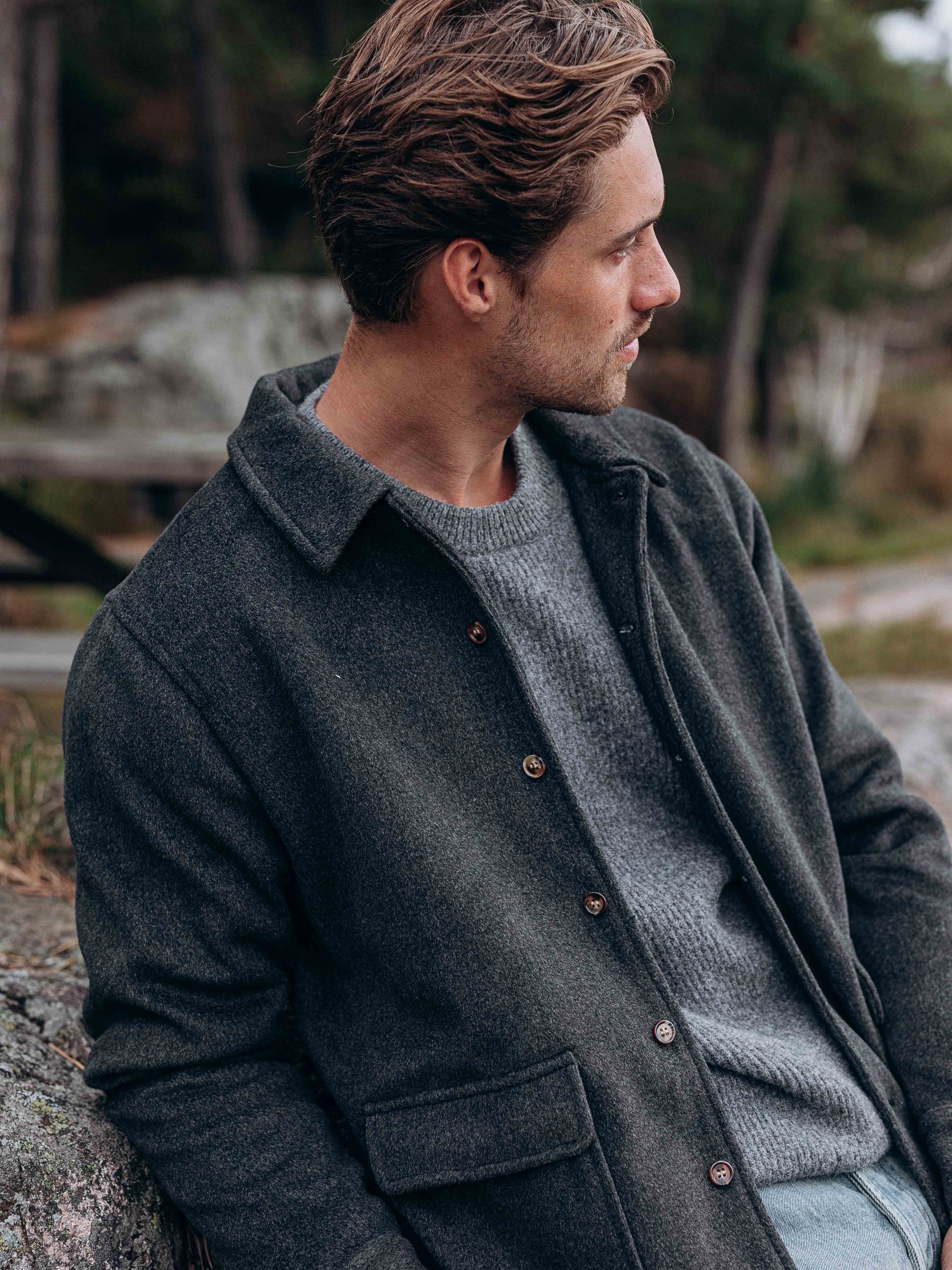 Dark Grey Jacket Sample