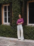 Fuchsiafarbenes Crop-Top