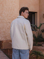 Off White Oversized Denim Overshirt Sample