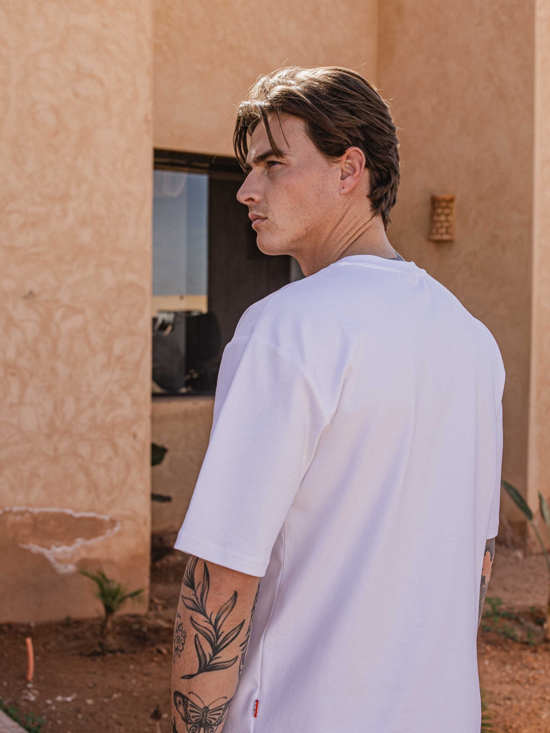 White Sleeve Oversized T-shirt