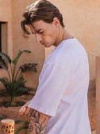 White Sleeve Oversized T-shirt