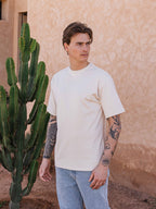 Beige Oversized T-shirt