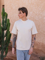 Beige Oversized T-shirt