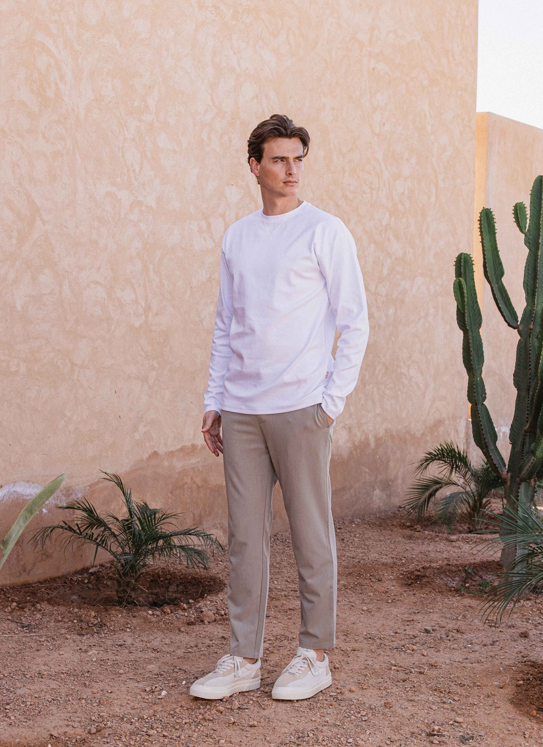 White Oversized Longsleeve