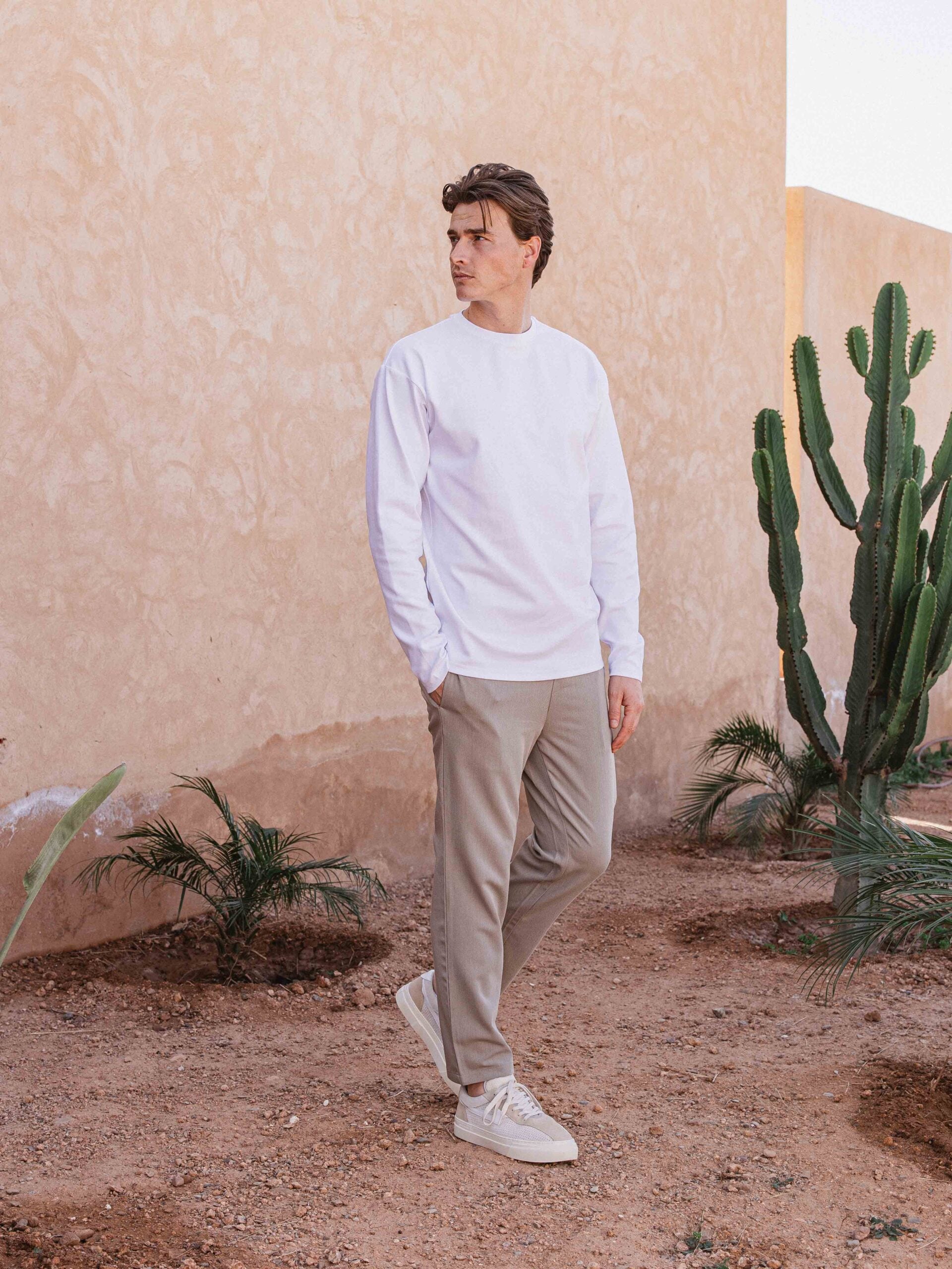 White Oversized Longsleeve