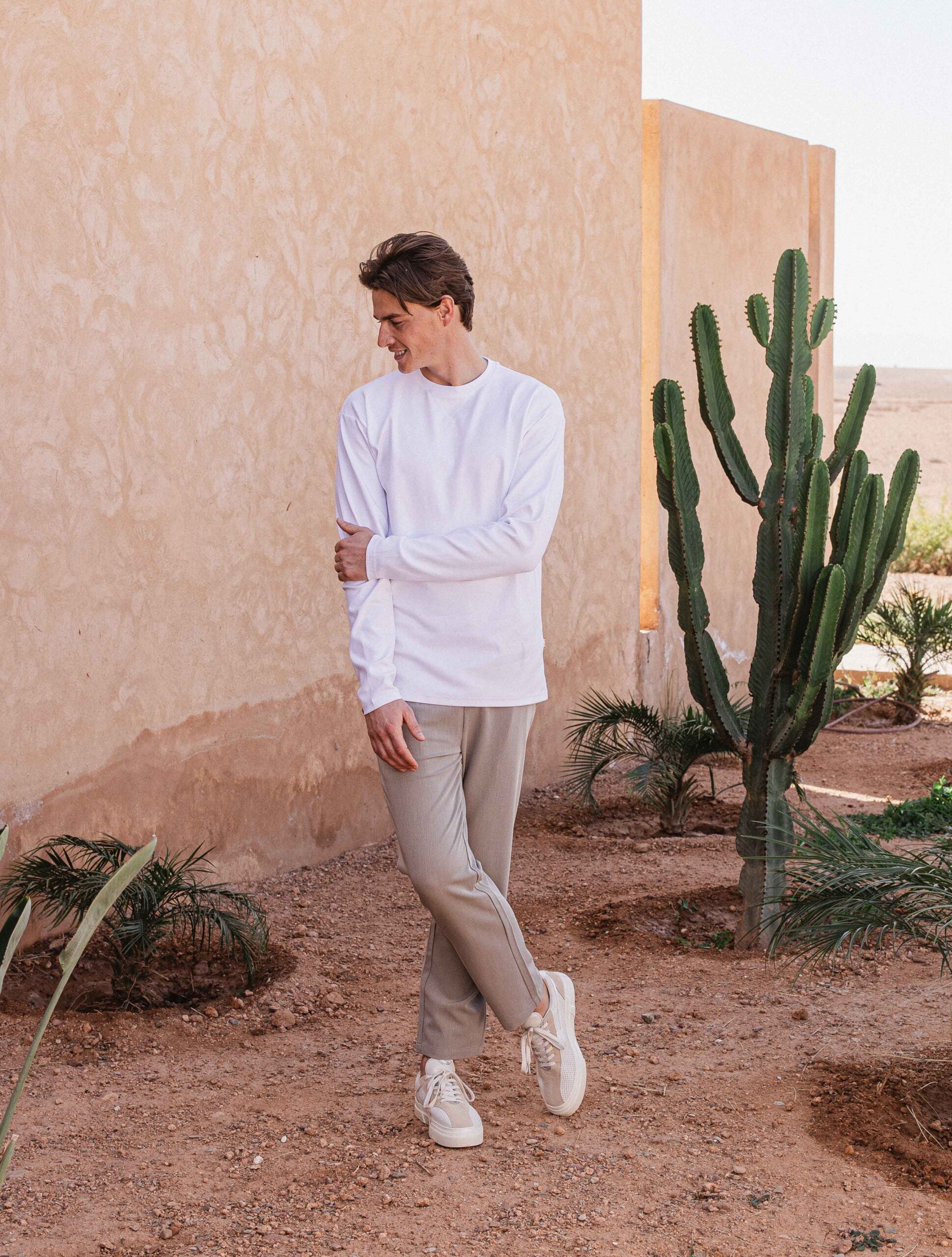 White Oversized Longsleeve