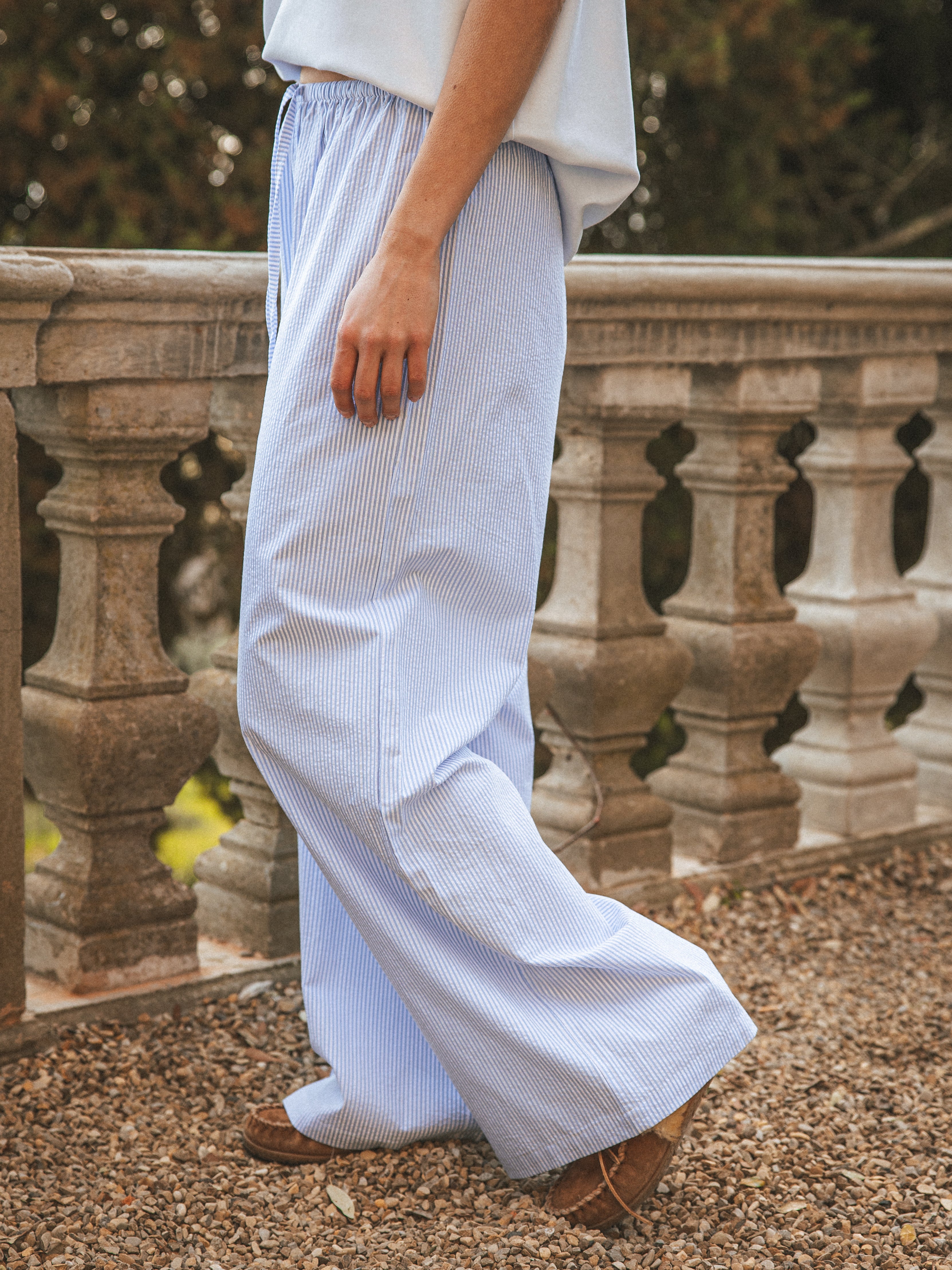 Blue Stripe Pants