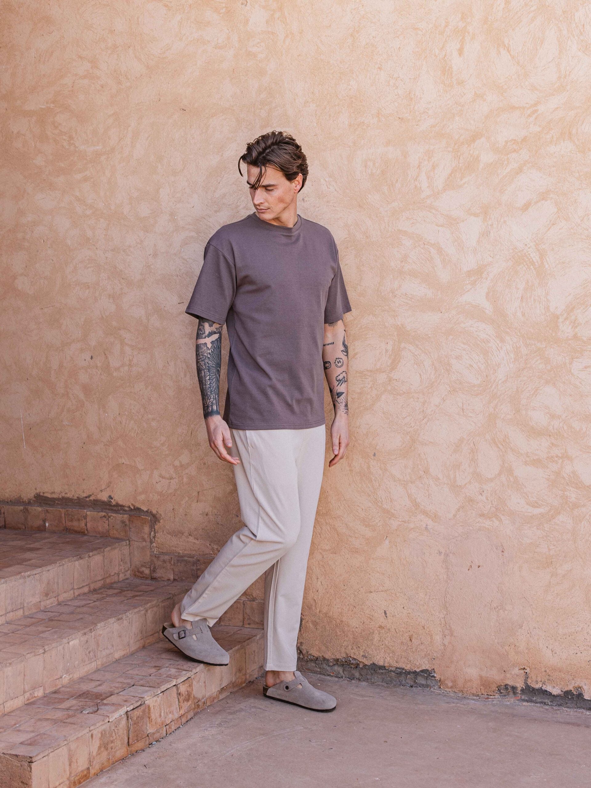 Brown Oversized T-shirt